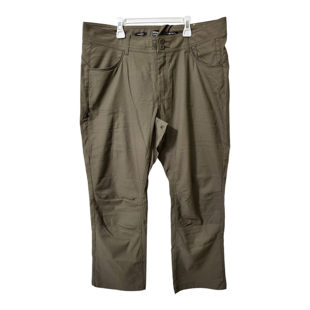 PRANA Women's Halle II Straight Fit Outdoor Hiking Pant Olive‎ 16  Short New